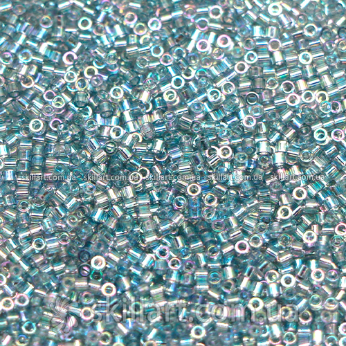 Бисер DBS-110 Miyuki Delica Beads Cut 15/0 (радужный, хрустальный)